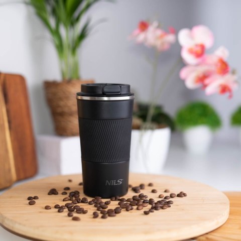NCC09 CZARNY KUBEK TERMICZNY NILS