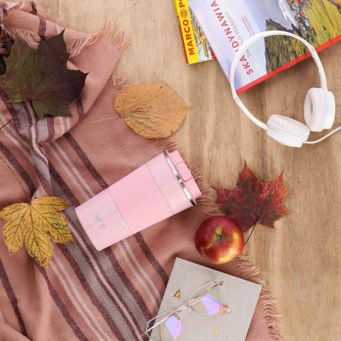 NCC09 RÓŻOWY KUBEK TERMICZNY NILS