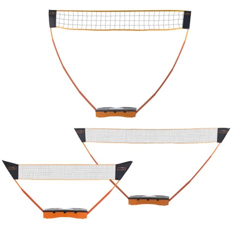 ZSB3 ZESTAW 3w1 SIATKA DO BADM. + TENIS ZIEMNY + SIATKÓWKA + WALIZKA NILS