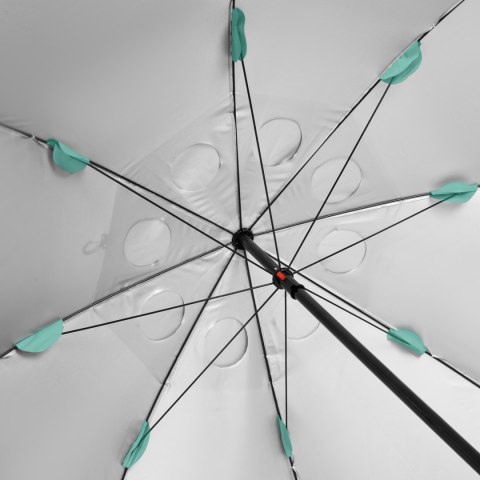 NC17114 PARASOL/PARAWAN PLAŻOWY 2W1 XXL 240 CM ZIELONY NILS