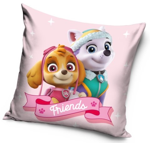 Poduszka velvet 40x40 Psi Patrol różowy