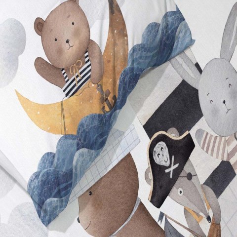 Pościel bawełna 100x135 + 40x60 Łódka