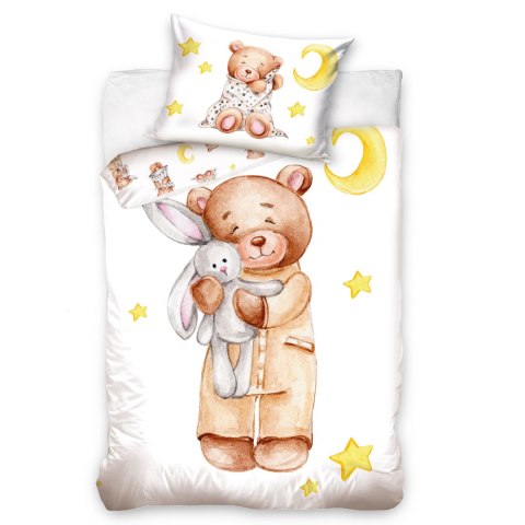 Pościel bawełna 90x120 + 40x60 Misio