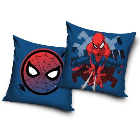 Poszewka velvet 40x40 Spiderman granatowy