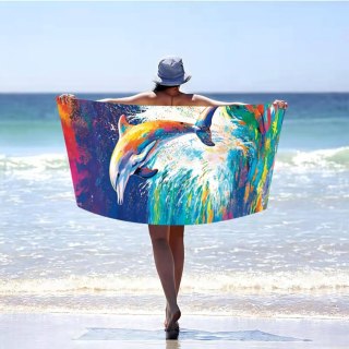 Ręcznik plażowy mikrofibra 100x180 H129