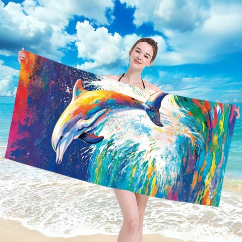 Ręcznik plażowy mikrofibra 100x180 H129