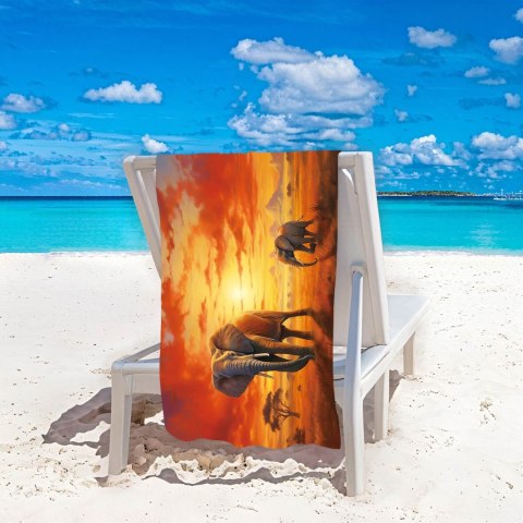 Ręcznik plażowy mikrofibra 100x180 H140