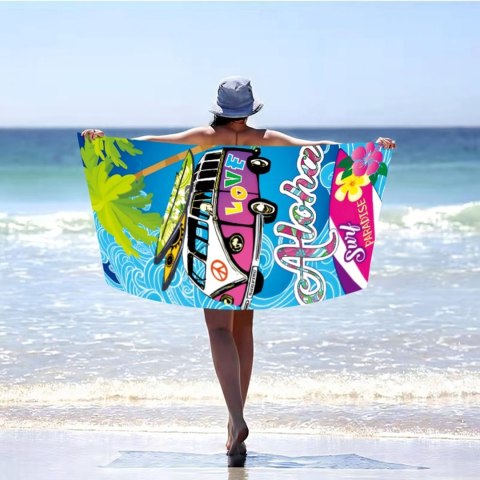 Ręcznik plażowy mikrofibra 100x180 H146