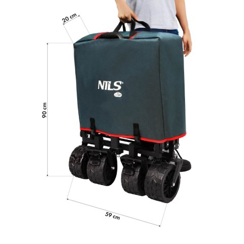 NC2601 WÓZEK ANTRACYT 160L NILS CAMP