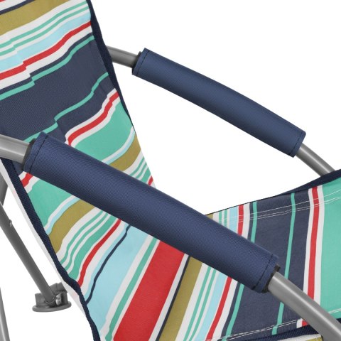 NC3035 NIEBIESKO-CZERWONY KRZESŁO PLAŻOWE NILS CAMP