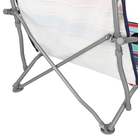 NC3035 NIEBIESKO-CZERWONY KRZESŁO PLAŻOWE NILS CAMP