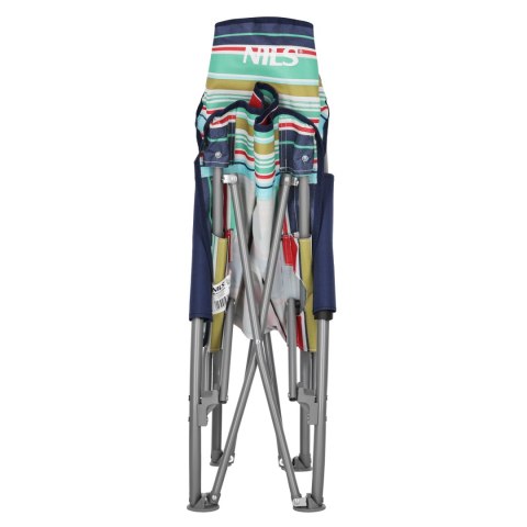 NC3035 NIEBIESKO-CZERWONY KRZESŁO PLAŻOWE NILS CAMP