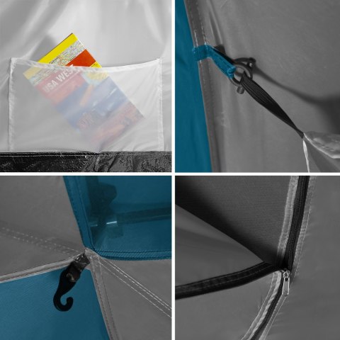 NC6031 NIEBIESKO- JASNO SZARY NAMIOT KEMPINGOWY HIGHLAND NILS CAMP