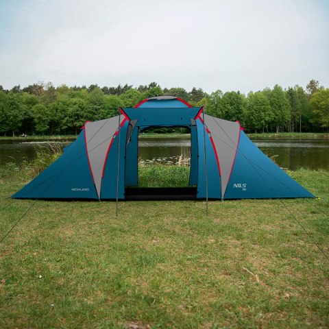 NC6031 NIEBIESKO- JASNO SZARY NAMIOT KEMPINGOWY HIGHLAND NILS CAMP