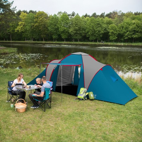 NC6431 NAMIOT KEMPINGOWY NIEBIESKI-JASNO SZARY HIGHLAND IV NILS CAMP