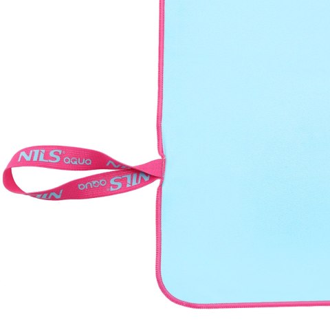 NAR13 JASNONIEBIESKI RĘCZNIK Z MIKROFIBRY 200X90 cm NILS AQUA