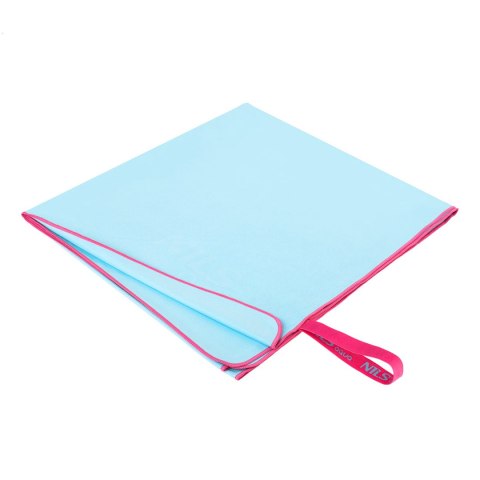 NAR13 JASNONIEBIESKI RĘCZNIK Z MIKROFIBRY 200X90 cm NILS AQUA