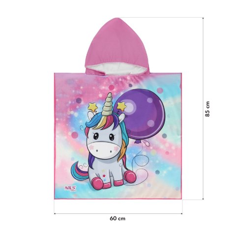 NAR20 RĘCZNIK PONCZO UNICORN NILS AQUA