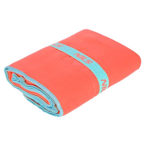 NCR11 RĘCZNIK Z MIKROFIBRY KORALOWY 140X70 CM NILS