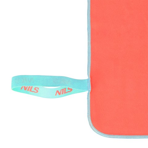 NCR11 RĘCZNIK Z MIKROFIBRY KORALOWY 140X70 CM NILS