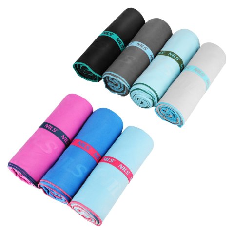 NCR13 RĘCZNIK Z MIKROFIBRY JASNONIEBIESKI 200X90 cm NILS