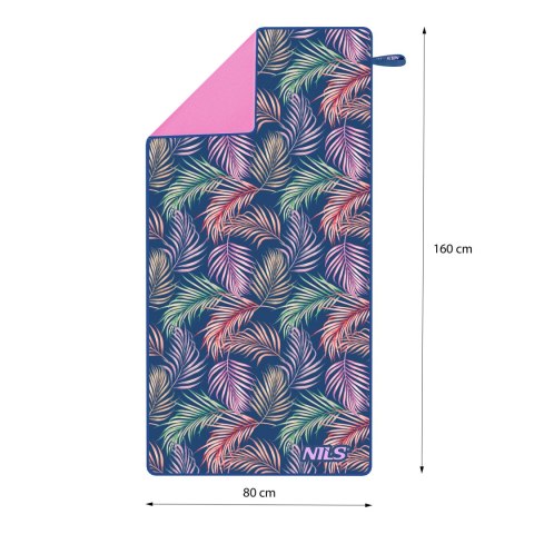 NCR14 DŻUNGLA RĘCZNIK Z MIKROFIBRY 160x80 cm NILS