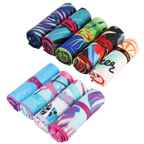 NCR14 DŻUNGLA RĘCZNIK Z MIKROFIBRY 160x80 cm NILS