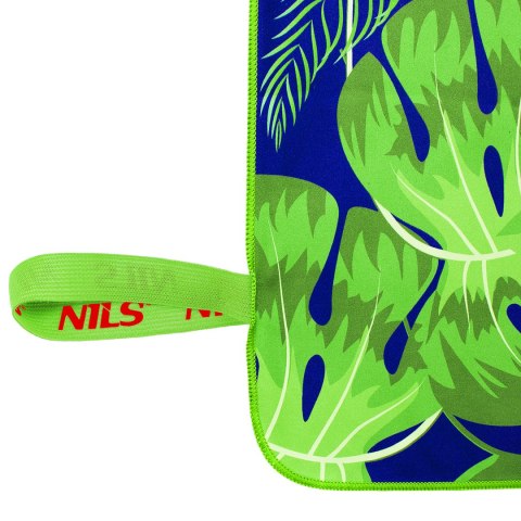 NCR14 RĘCZNIK Z MIKROFIBRY KWIATY 160x80 cm NILS