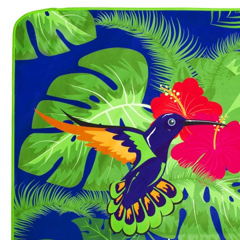 NCR14 RĘCZNIK Z MIKROFIBRY KWIATY 160x80 cm NILS