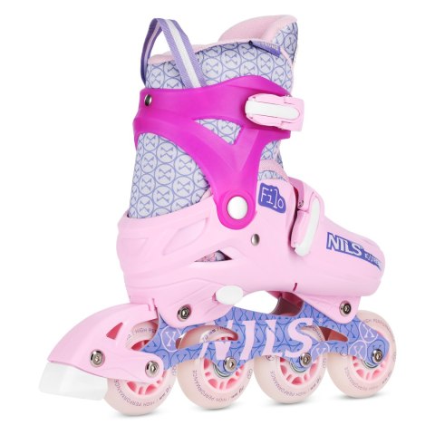 NA13102 ŁYŻWOROLKI FILO RÓŻOWE ROZM. S(30-33) NILS EXTREME