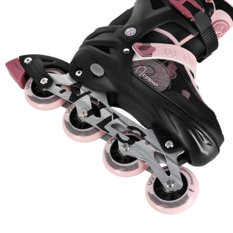 NA13808 ŁYŻWOROLKI COSMO RÓŻOWE ROZM. M(34-37) NILS EXTREME