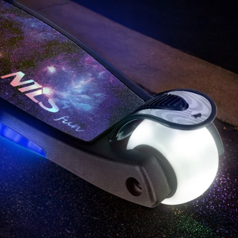 HLB1310 LED HULAJNOGA DZIECIĘCA CZARNA NILS FUN