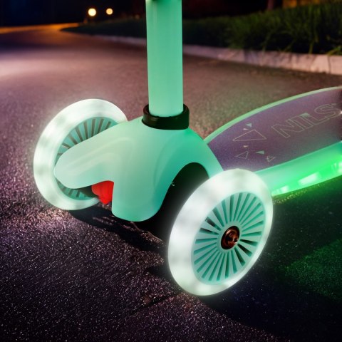 HLB1310 LED HULAJNOGA DZIECIĘCA FIOLETOWA NILS FUN