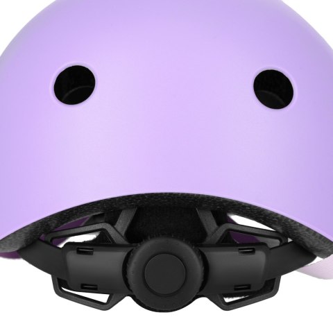 NA0189 ZESTAW LED ŁYŻWOROLKI OCHRANIACZE MOONBEAM FIOLETOWE ROZM. M(35-38) NILS EXTREME