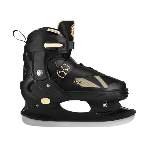 NH382 ŁYŻWOROLKI 2W1 ENZO BEŻOWE ROZM. S(32-35) Z WYM. PŁOZĄ HOKEJOWĄ NILS EXTREME