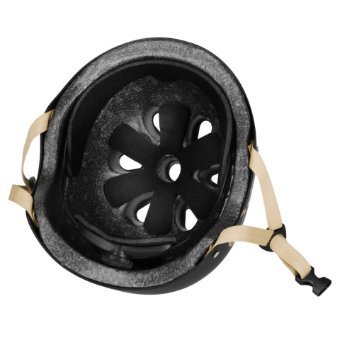 MTW001-1 KASK CZARNO-BEŻOWY ROZM. L(58-61CM) NILS EXTREME