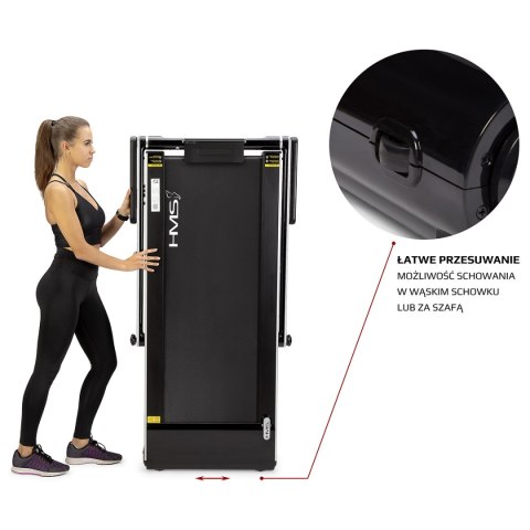 LOOP12 MULTI GRAY BIEŻNIA ELEKTRYCZNA Z BIURKIEM HMS