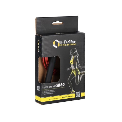 SK60 BLACK/RED SZYBKA SKAKANKA HMS PREMIUM