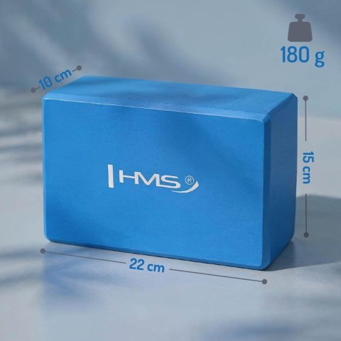 KJ01 BLUE YOGA BLOK HMS