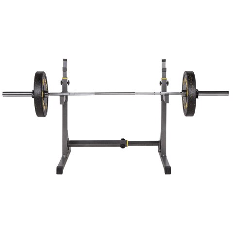 GO900 GRYF OLIMPIJSKI 20KG 2200MM HMS PREMIUM + ZG1500 SILVER ZACISKI LOCK JAW (2 szt)