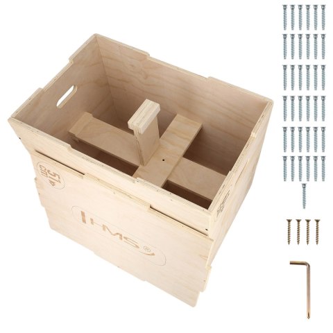 DSC01 SKRZYNIA PLYOMETRYCZNA WZMOCNIONA 750x600x500MM HMS