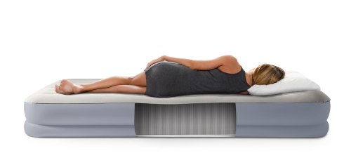 Dwuosobowy Materac Dmuchany 152x203x30 cm łóżko pompka 220V INTEX 64118 ND