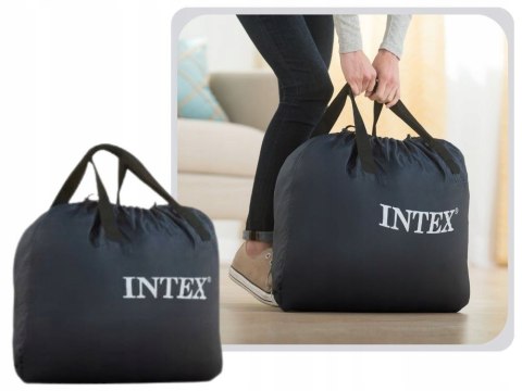 Materac Dmuchany Jednoosobowy Łóżko do Spania z Pompką 230V Intex 64426 ND