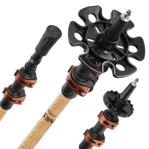 TK8606 KIJE TREKKINGOWE BAMBUSOWE NILS