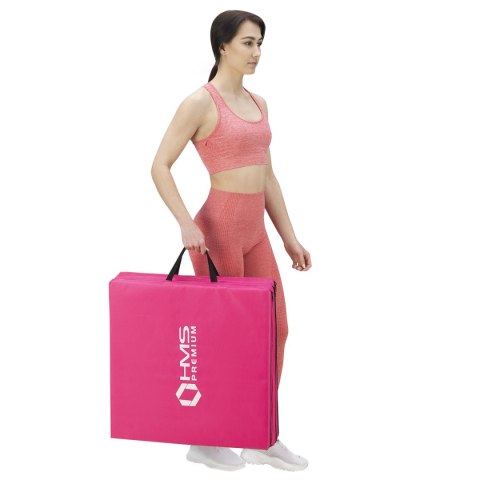 MGS02 PINK MATERAC GIMNASTYCZNY SKŁADANY 1800x600MM HMS PREMIUM