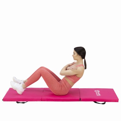 MGS02 PINK MATERAC GIMNASTYCZNY SKŁADANY 1800x600MM HMS PREMIUM