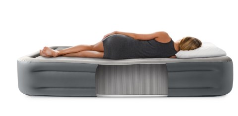 Dwuosobowy materac dmuchany 152x203x46 cm łóżko pompka 220V INTEX 64126 ND