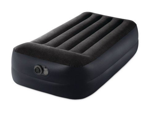 Jednoosobowy materac dmuchany 99x191x42 cm łóżko pompka 220V INTEX 64122 ND