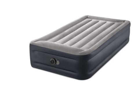 Jednoosobowy materac dmuchany 99x191x42 cm łóżko pompka 220V INTEX 64132 ND