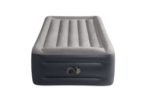 Jednoosobowy materac dmuchany 99x191x42 cm łóżko pompka 220V INTEX 64132 ND